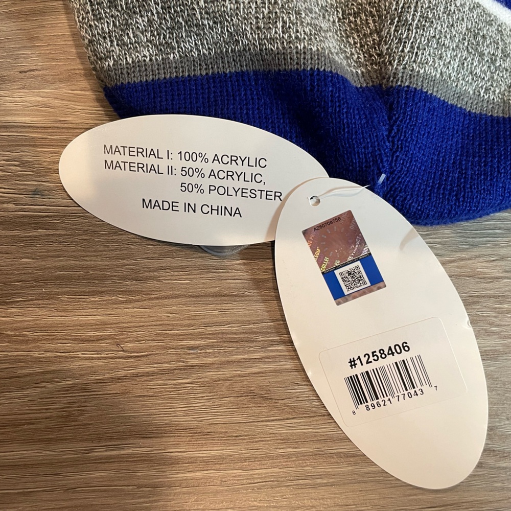 NWT- BYU fan beanie - reversible with vintage cougar displayed - Picture 6 of 6
